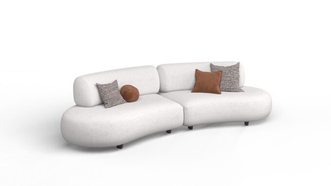 Alvaro Curved Sofa