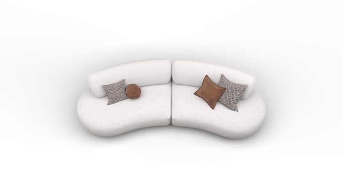 Alvaro Curved Sofa