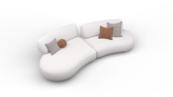 Alvaro Curved Sofa