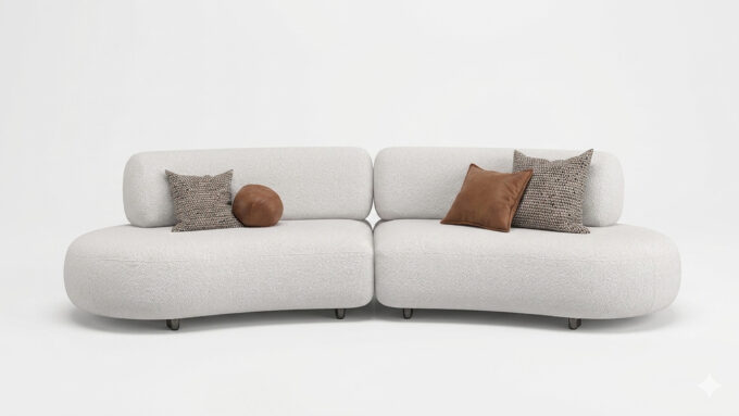 Alvaro Curved Sofa