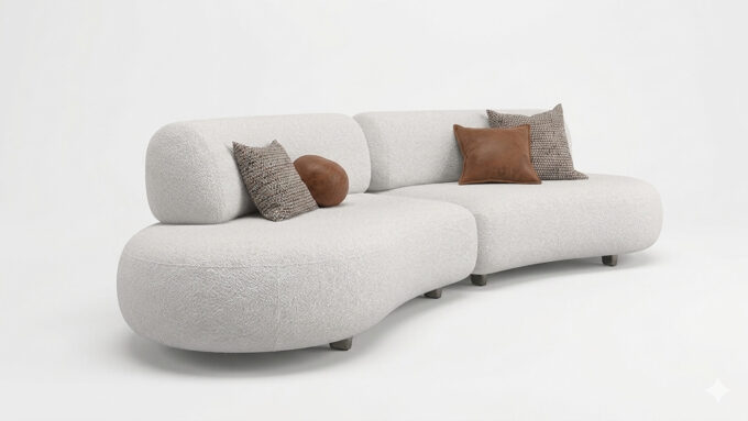 Alvaro Curved Sofa