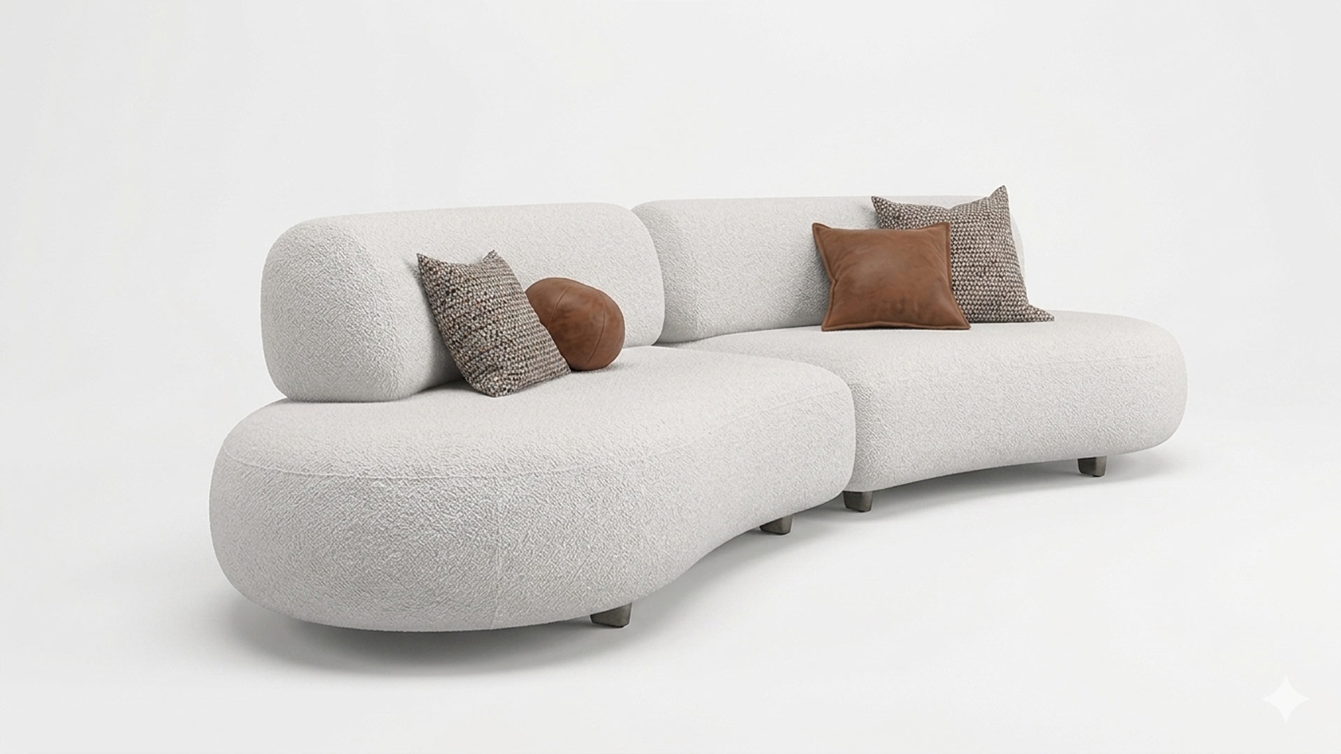 Alvaro Curved Sofa - Image 6