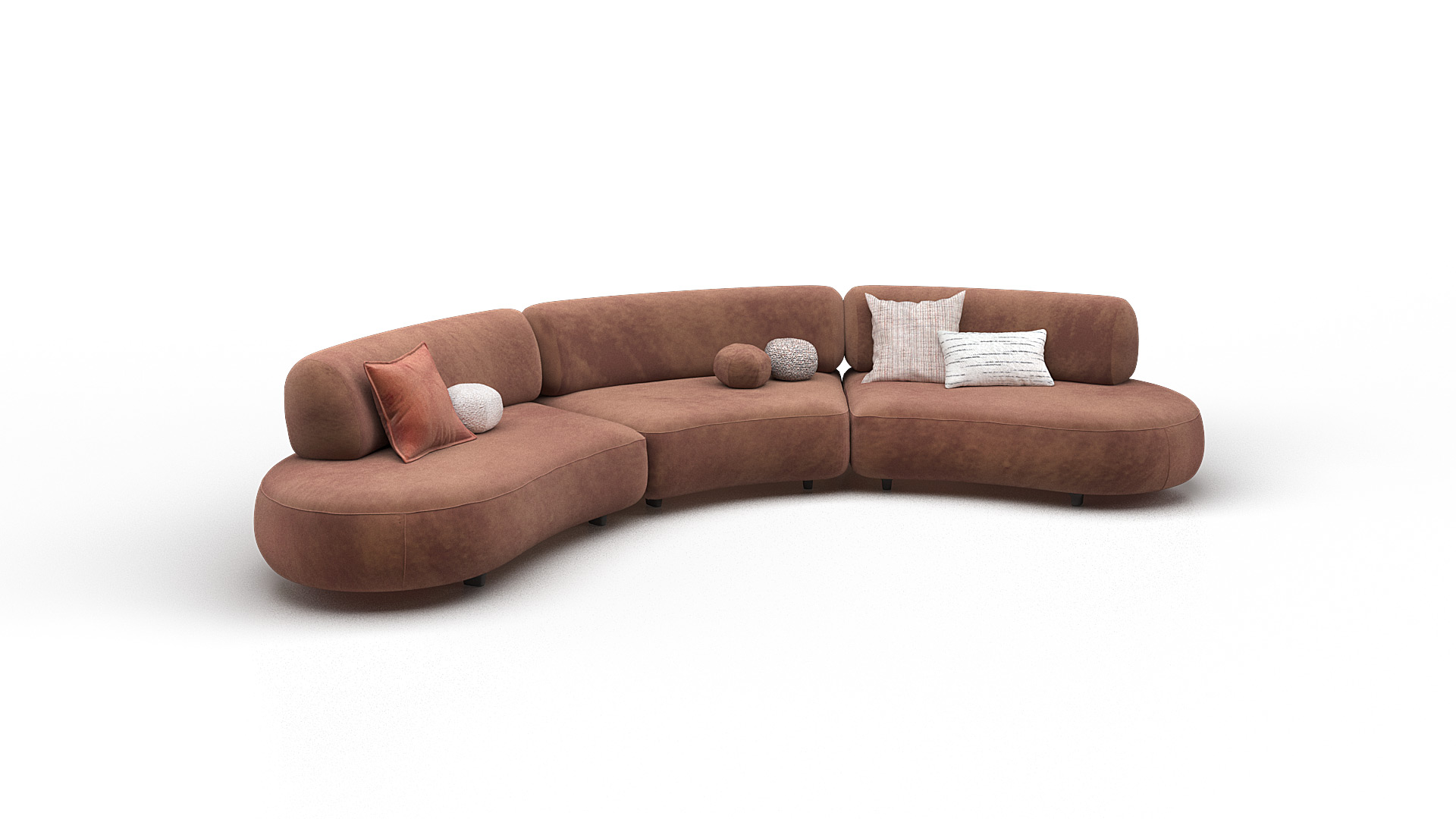 Alvaro Curved Sofa - Image 7
