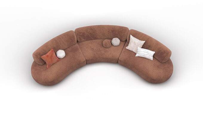 Alvaro Curved Sofa